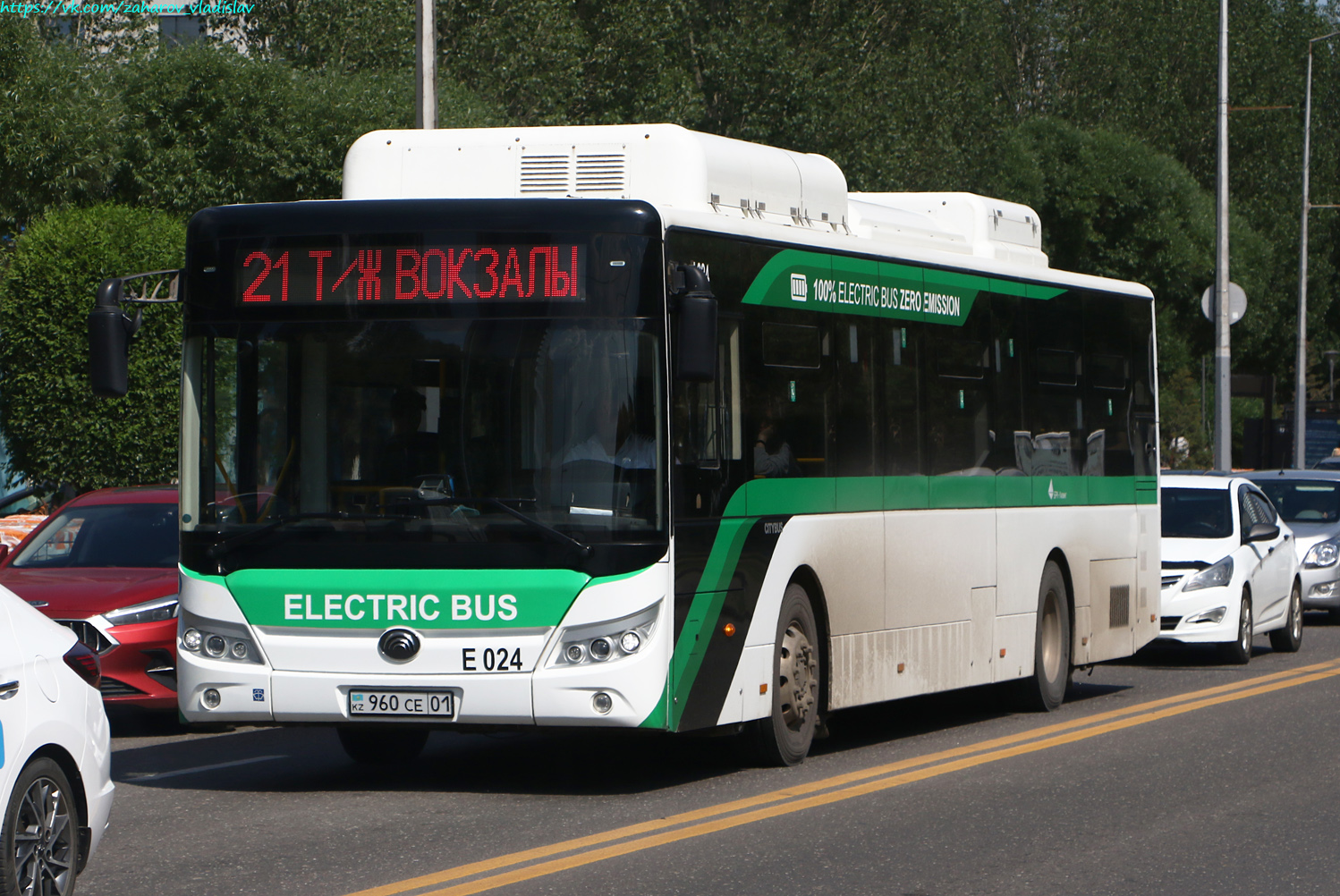 Астана, Yutong E12LF (ZK6128BEVG) (СарыаркаАвтоПром) № E024