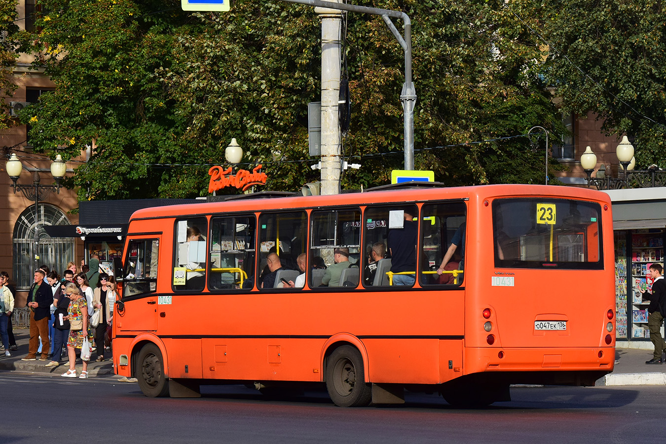 Воронежская область, ПАЗ-320414-05 "Вектор" № 10431