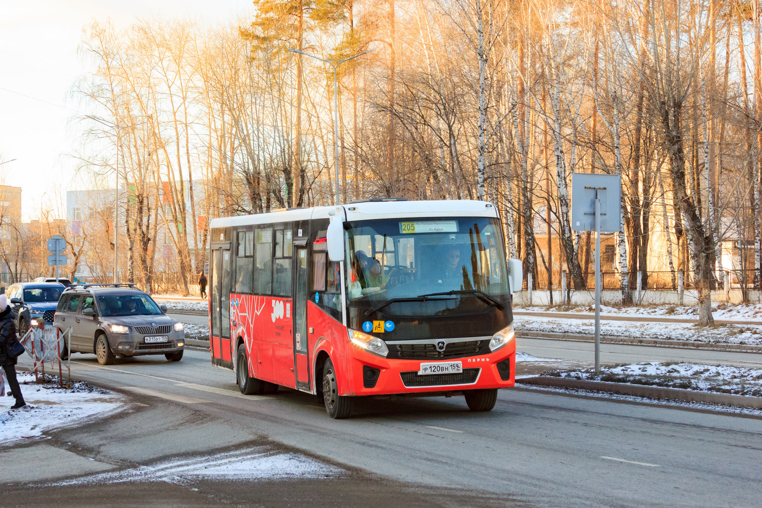 Пермский край, ПАЗ-320415-04 "Vector Next" № Р 120 ВН 159