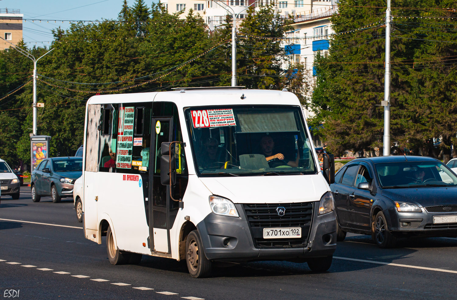 Башкортостан, ГАЗ-A64R42 Next № Х 701 ХО 102