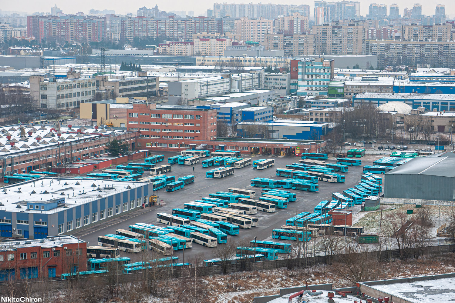 Санкт-Петербург — Автобусные парки и стоянки