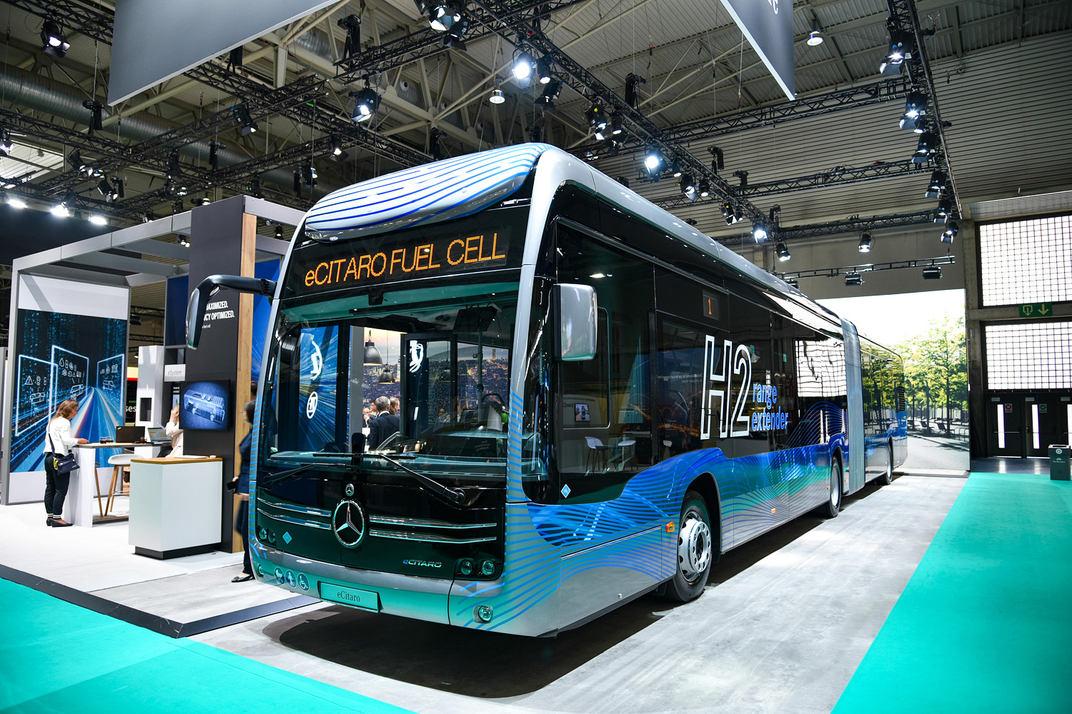 Баден-Вюртемберг, Mercedes-Benz eCitaro G fuel cell № MA-MB 1442; Испания — UITP Barcelona 2023