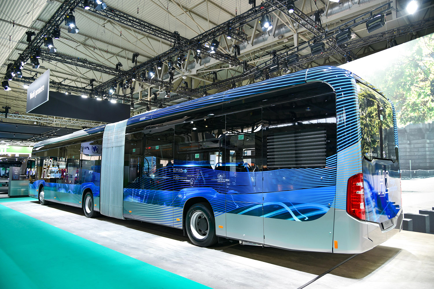 Баден-Вюртемберг, Mercedes-Benz eCitaro G fuel cell № MA-MB 1442; Испания — UITP Barcelona 2023