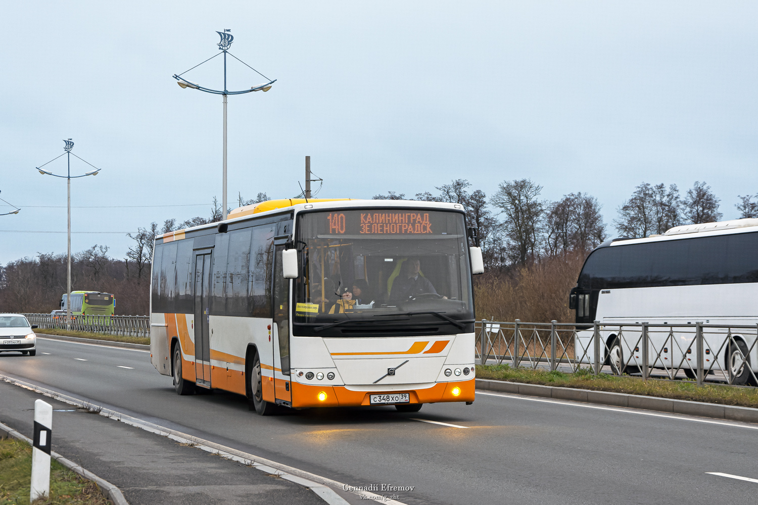 Калининградская область, Volvo 8700LE № С 348 ХО 39; Калининградская область, Zhong Tong LCK6127H ComPass № С 398 СО 39