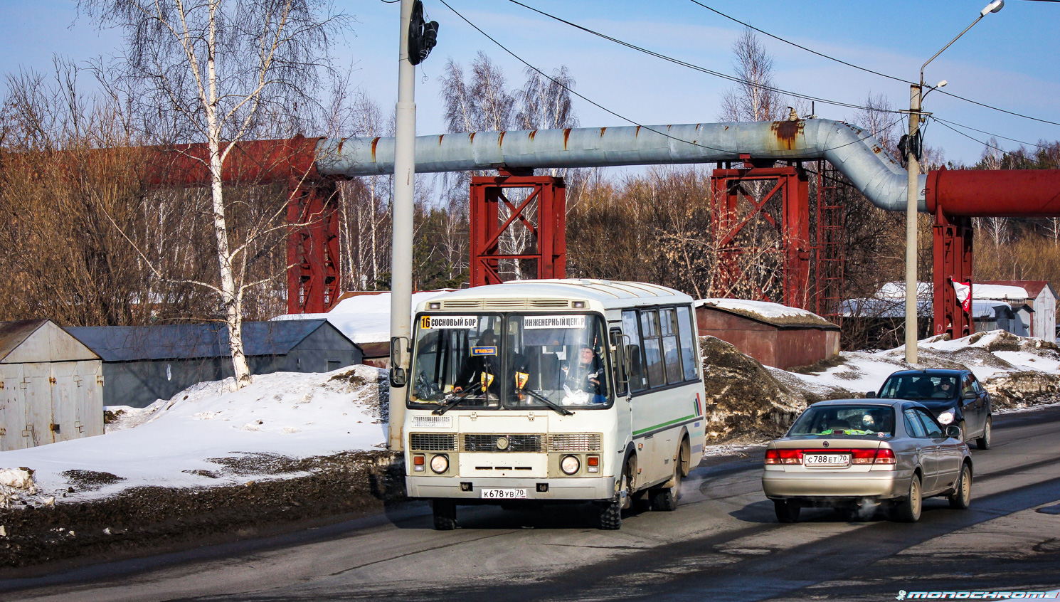 Томская область, ПАЗ-32053 № К 678 УВ 70