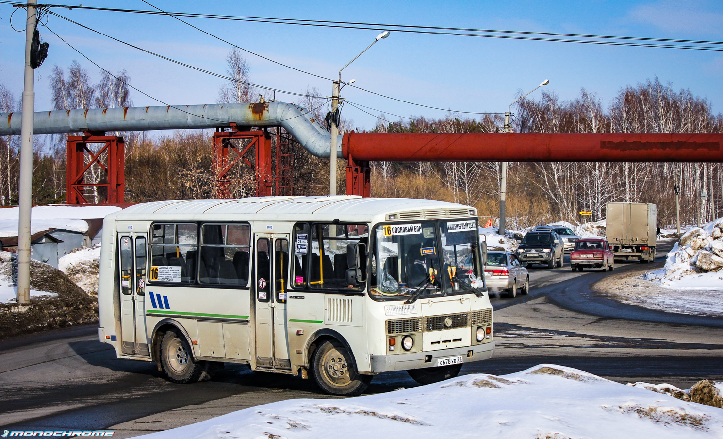 Томская область, ПАЗ-32053 № К 678 УВ 70