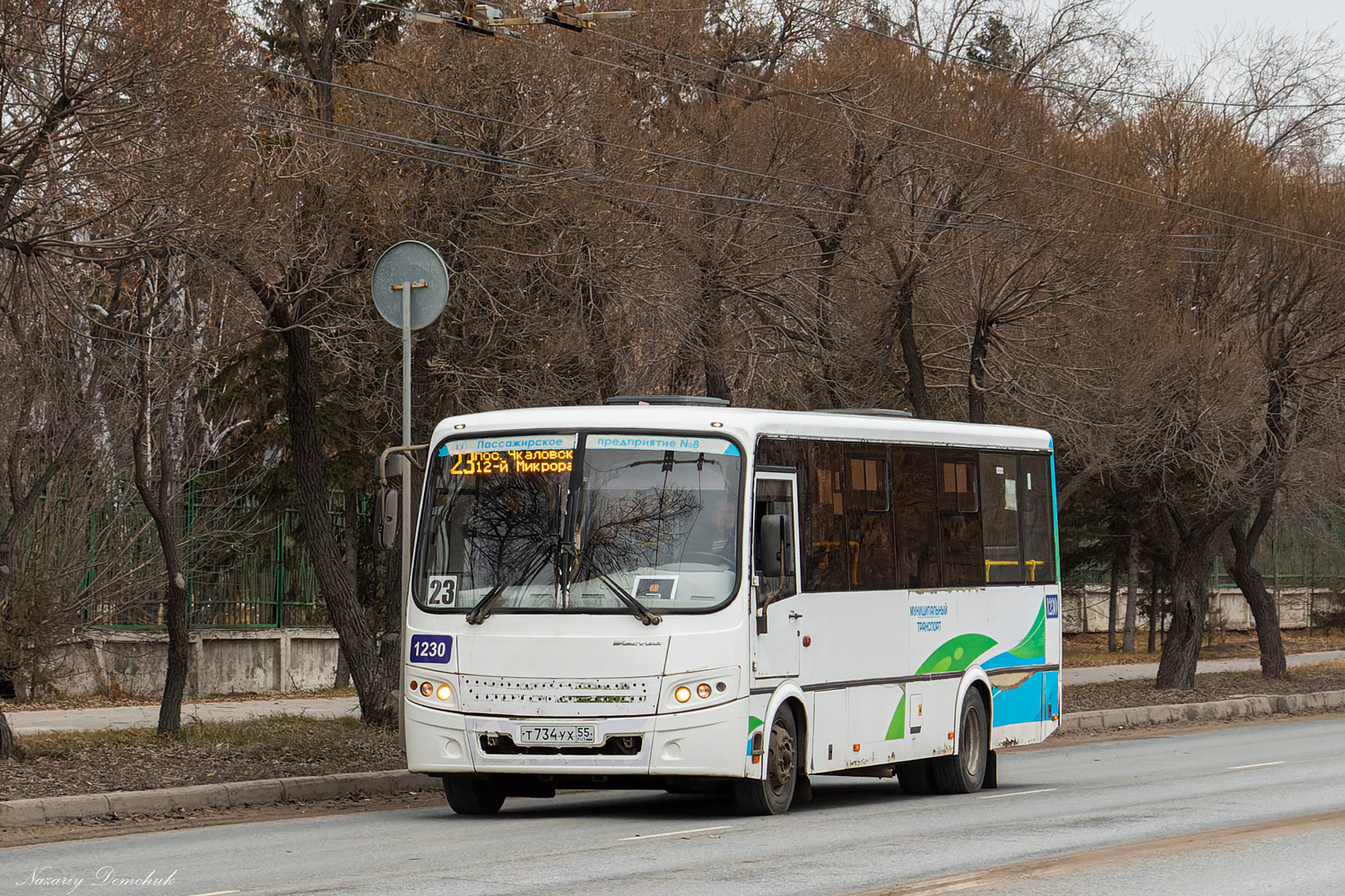 Омская область, ПАЗ-320414-04 "Вектор" (1-2) № 1230