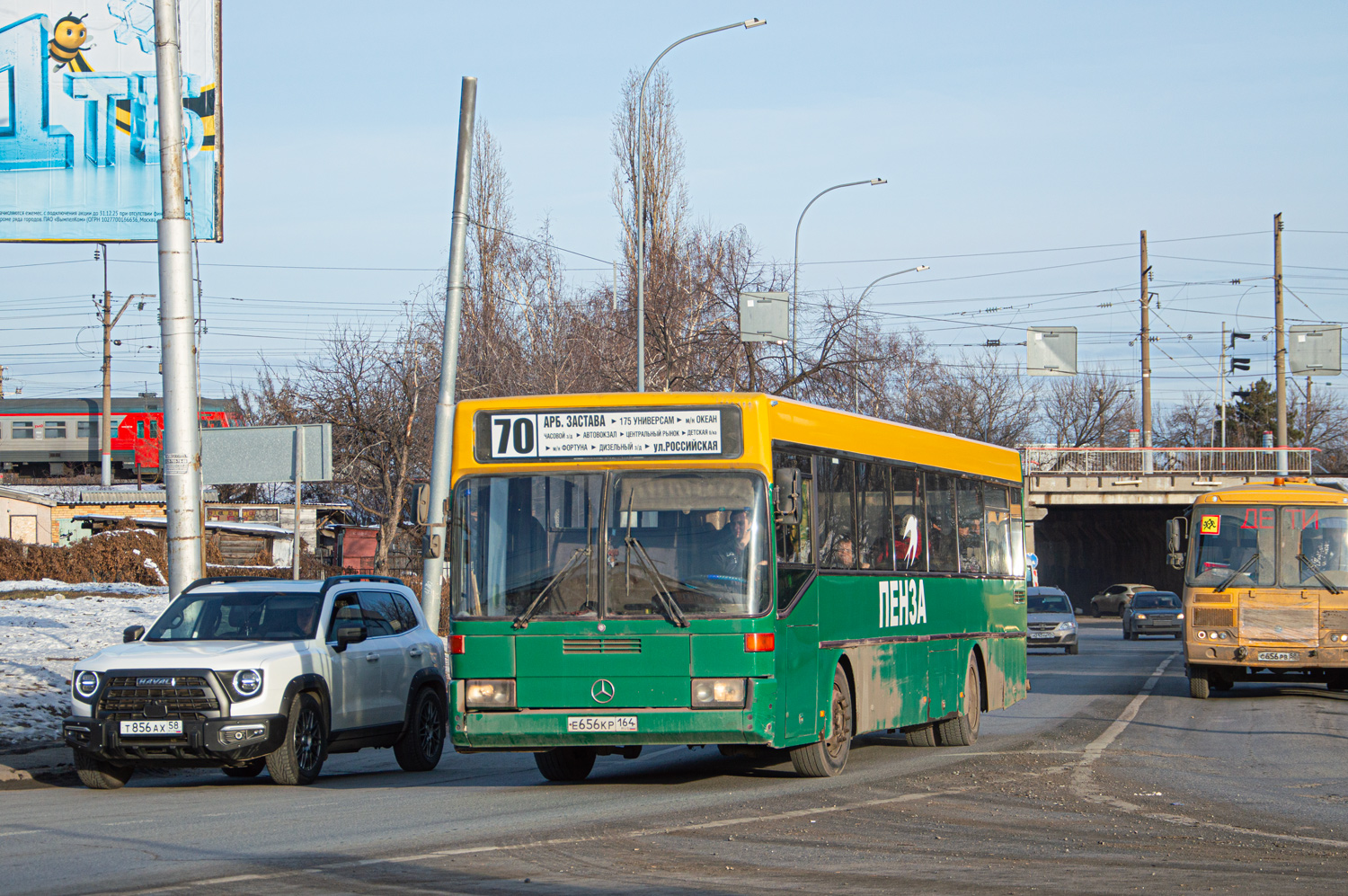 Пензенская область, Mercedes-Benz O405 № Е 656 КР 164