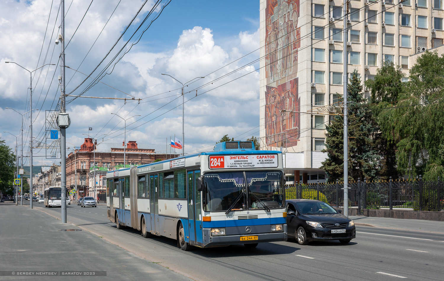 Саратовская область, Mercedes-Benz O405G № ВА 244 64