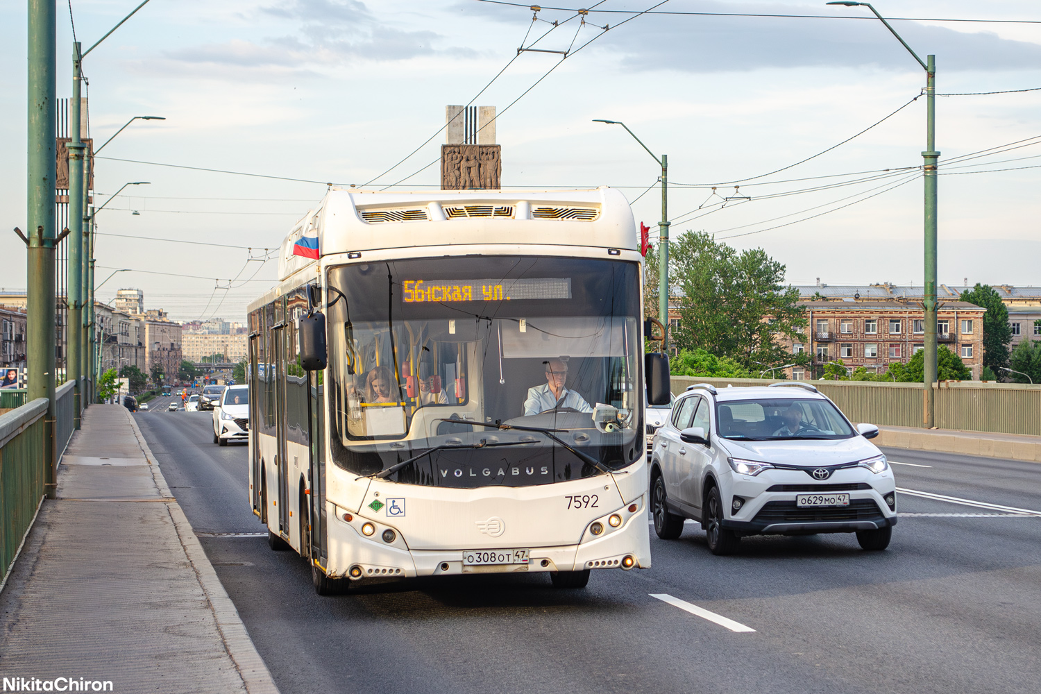 Санкт-Петербург, Volgabus-5270.G2 (CNG) № 7592