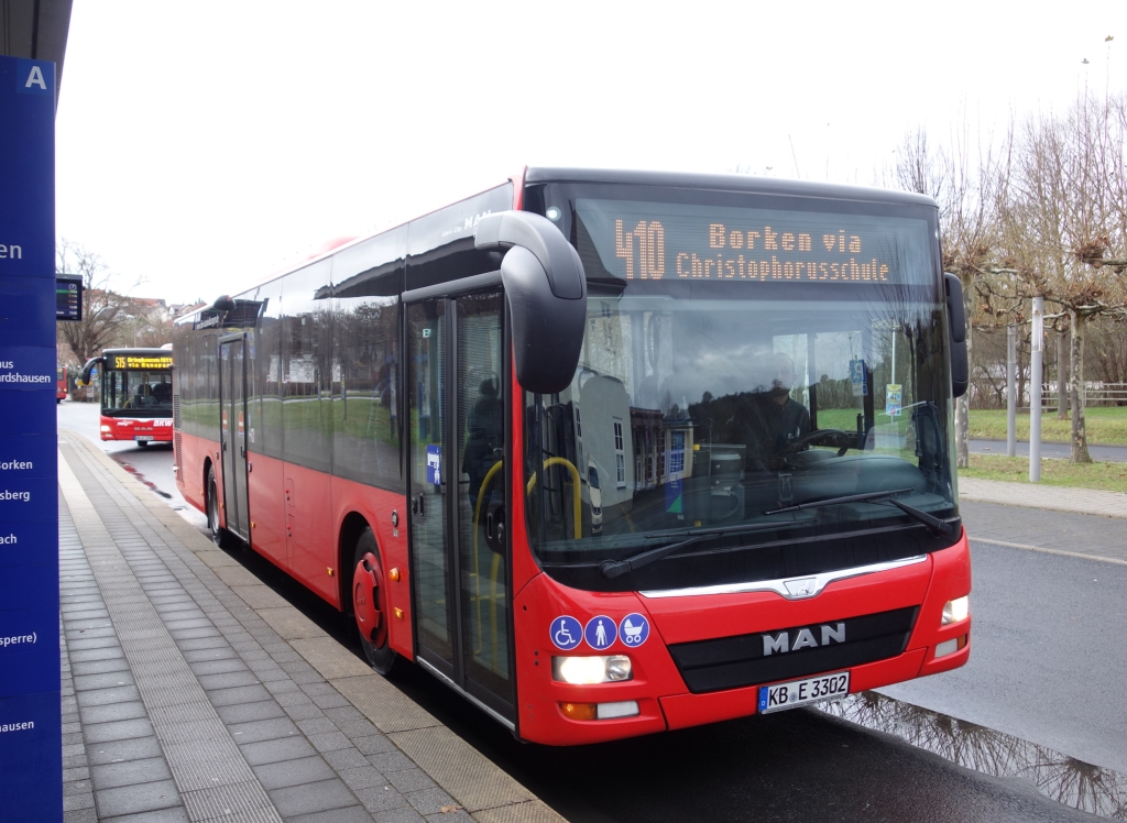 Гессен, MAN A21 Lion's City NL323 № KB-E 3302