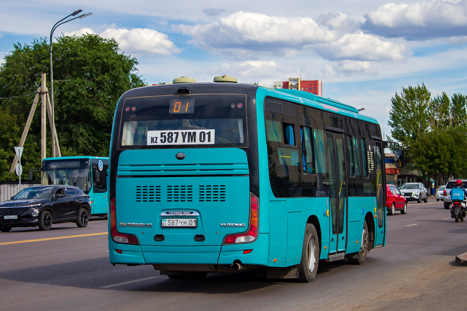 Карагандинская область, Yutong ZK6852HG (СарыаркаАвтоПром) № 587 YM 01