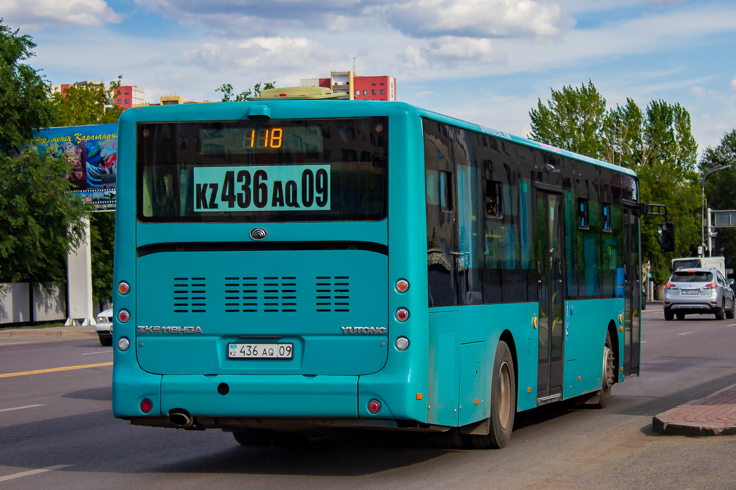 Карагандинская область, Yutong ZK6118HGA (QazTehna) № 436 AQ 09