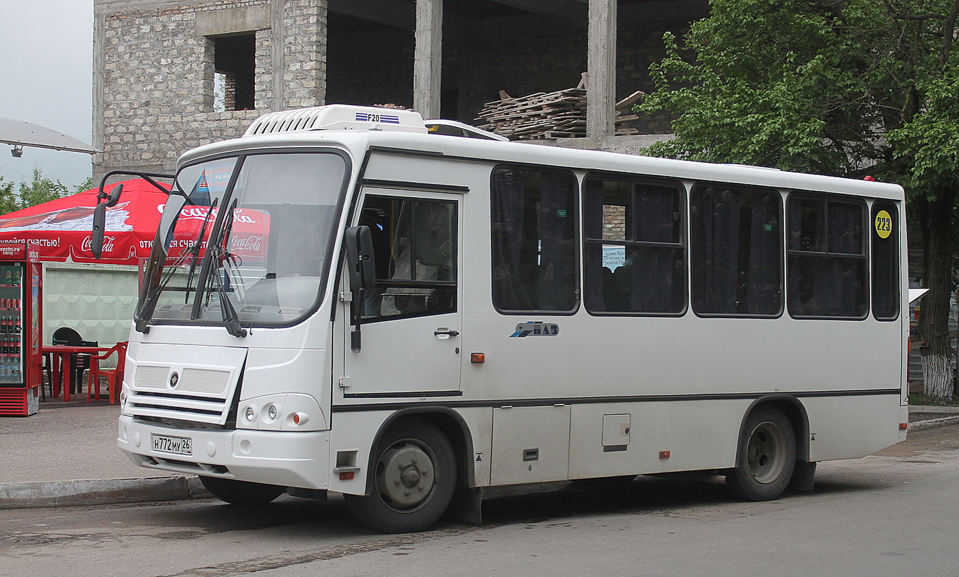 Ставропольский край, ПАЗ-320302-08 № Н 772 МУ 26