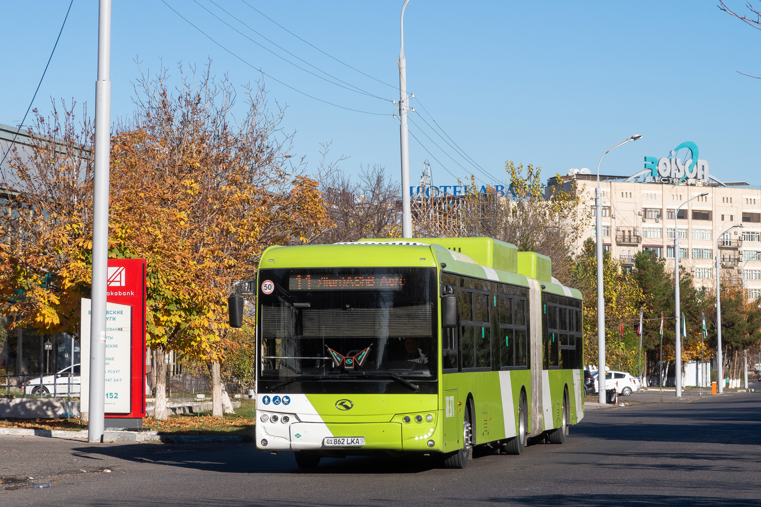 Узбекистан, King Long XMQ6180G № 18371