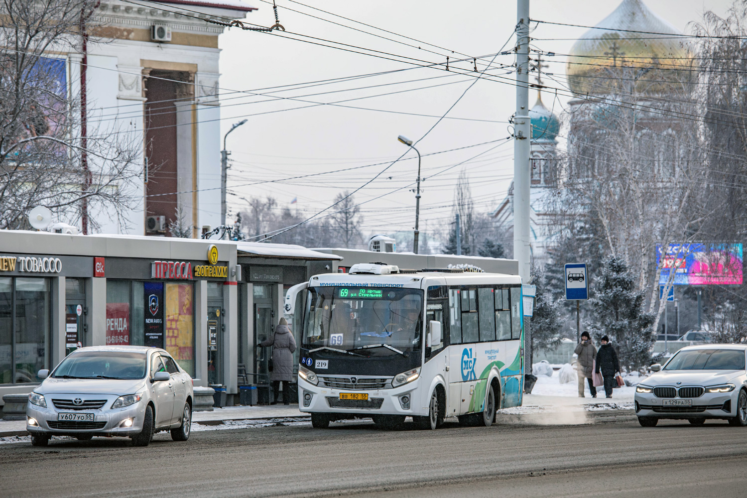 Omsk region, PAZ-320435-04 "Vector Next" # 219