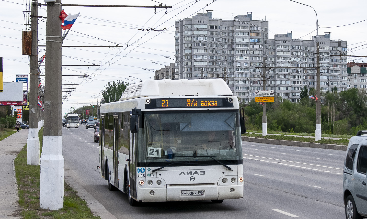 Волгоградская область, ЛиАЗ-5292.67 (CNG) № 4198