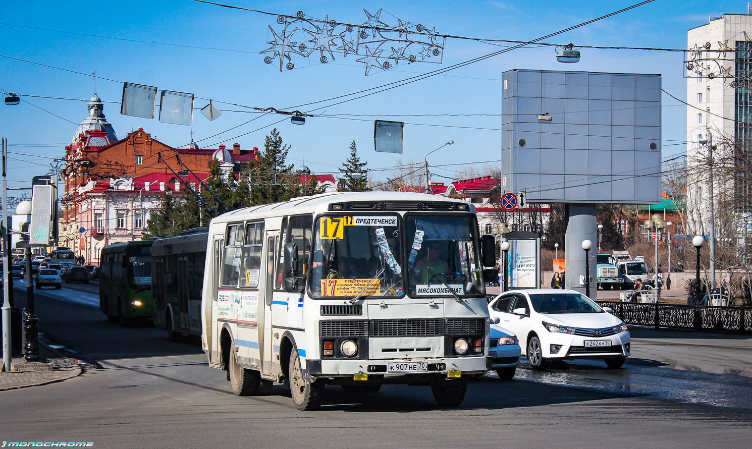 Томская область, ПАЗ-32054 № К 907 НЕ 70