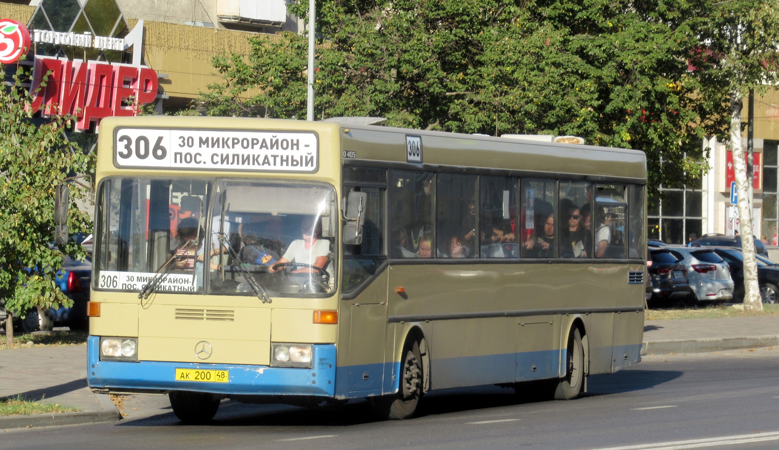 Липецкая область, Mercedes-Benz O405 № АК 200 48