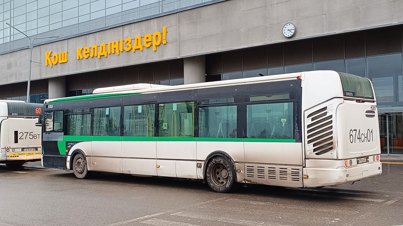 Астана, Irisbus Citelis 12M № H365; Астана — Автовокзалы, автостанции, конечные остановки