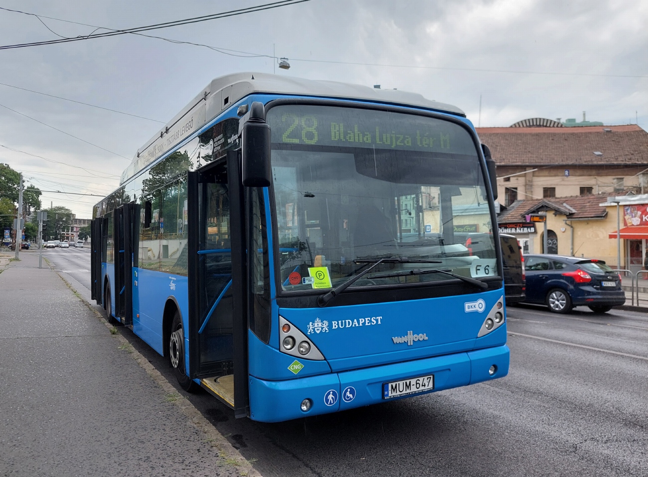 Венгрия, Van Hool New A330 CNG № MUM-647