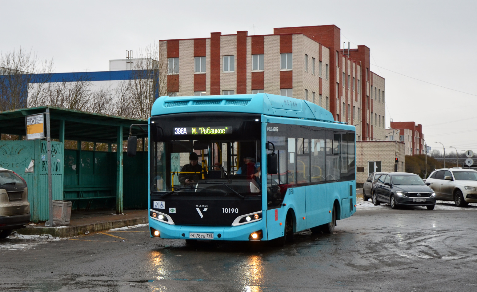 Санкт-Петербург, Volgabus-4298.G4 (CNG) № 10190