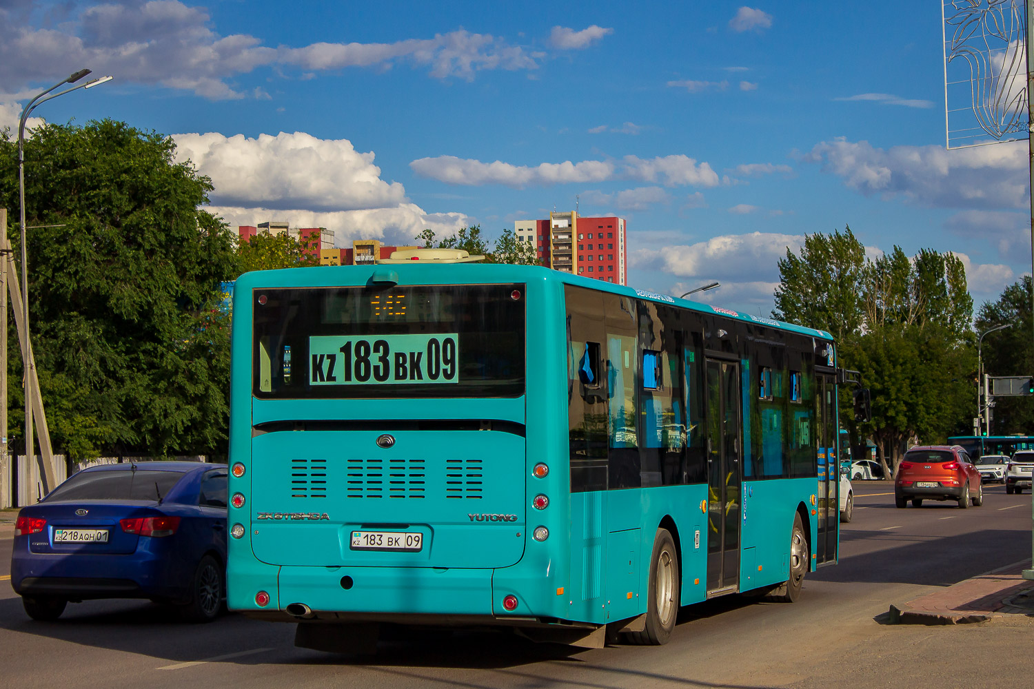 Карагандинская область, Yutong ZK6118HGA (QazTehna) № 183 BK 09