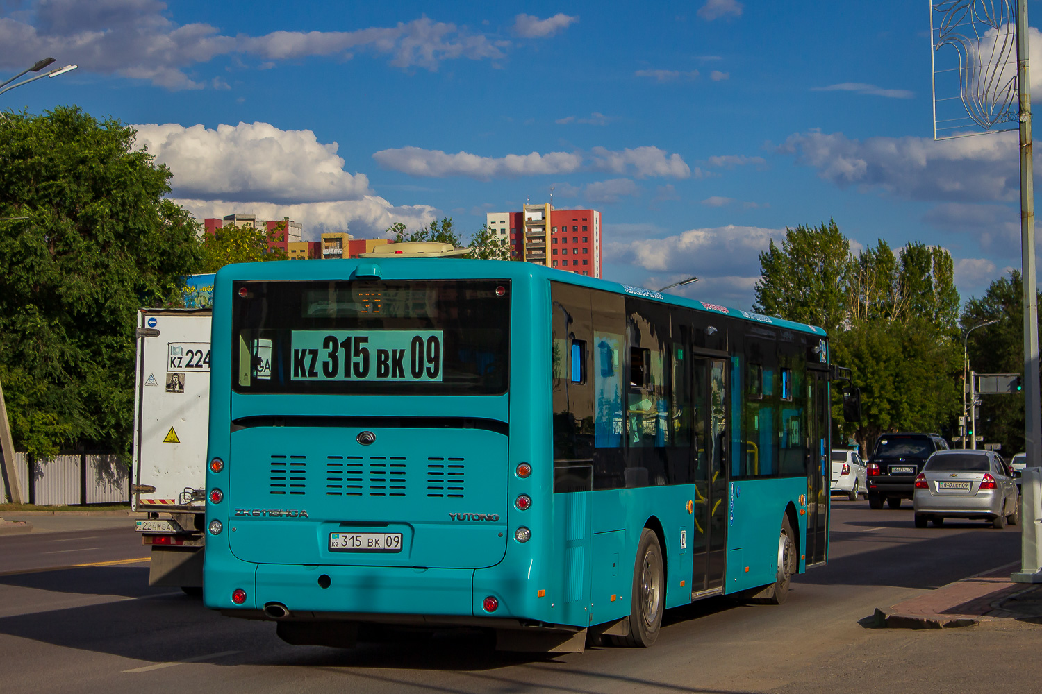 Карагандинская область, Yutong ZK6118HGA (QazTehna) № 315 BK 09