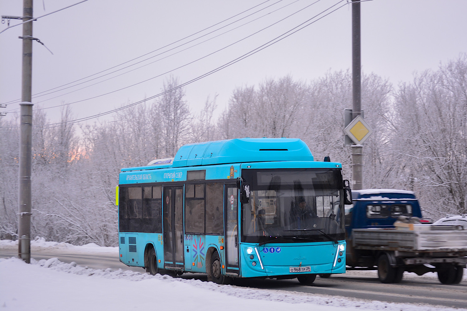 Архангельская область, МАЗ-206.948 № О 968 ТР 29