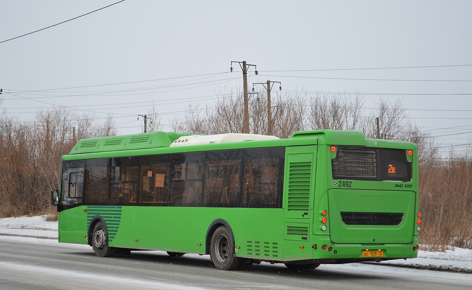 Цюменская вобласць, ЛиАЗ-5292.67 (CNG) № 2492