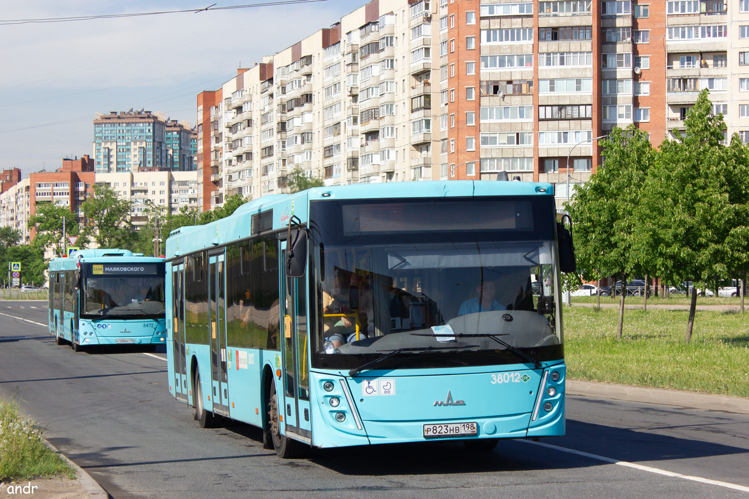 Санкт-Петербург, МАЗ-203.945 № 38012