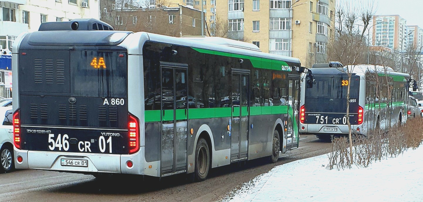 Астана, Yutong ZK6128HG (QazTehna) № A860