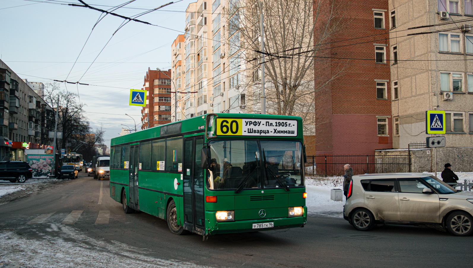 Свердловская область, Mercedes-Benz O405 № У 785 ТК 96