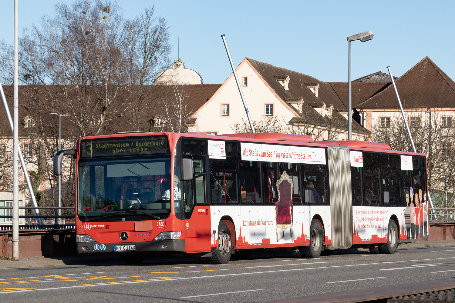 Баден-Вюртемберг, Mercedes-Benz O530G Citaro facelift G № 43