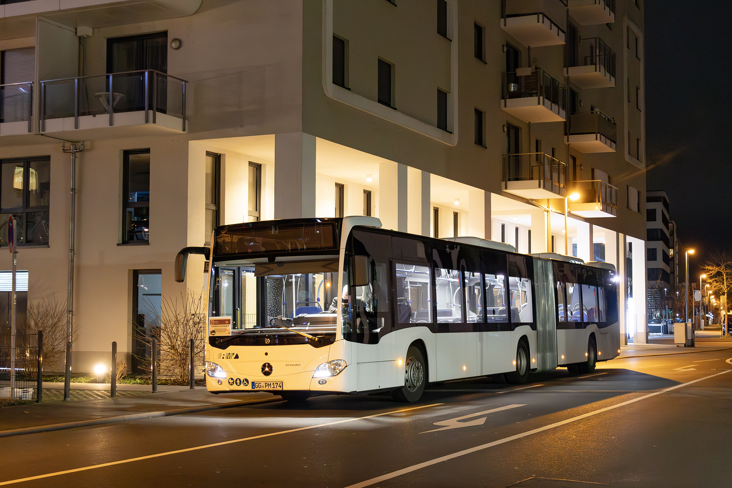 Гессен, Mercedes-Benz Citaro C2 G № GG-PM 174; Гессен — SEV · Riedbahn · Frankfurt am Main <> Mannheim · 15.07.2024 — 14.12.2024