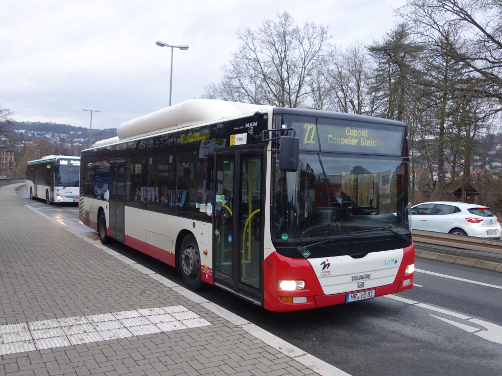 Гессен, MAN A21 Lion's City NL313 CNG № 81