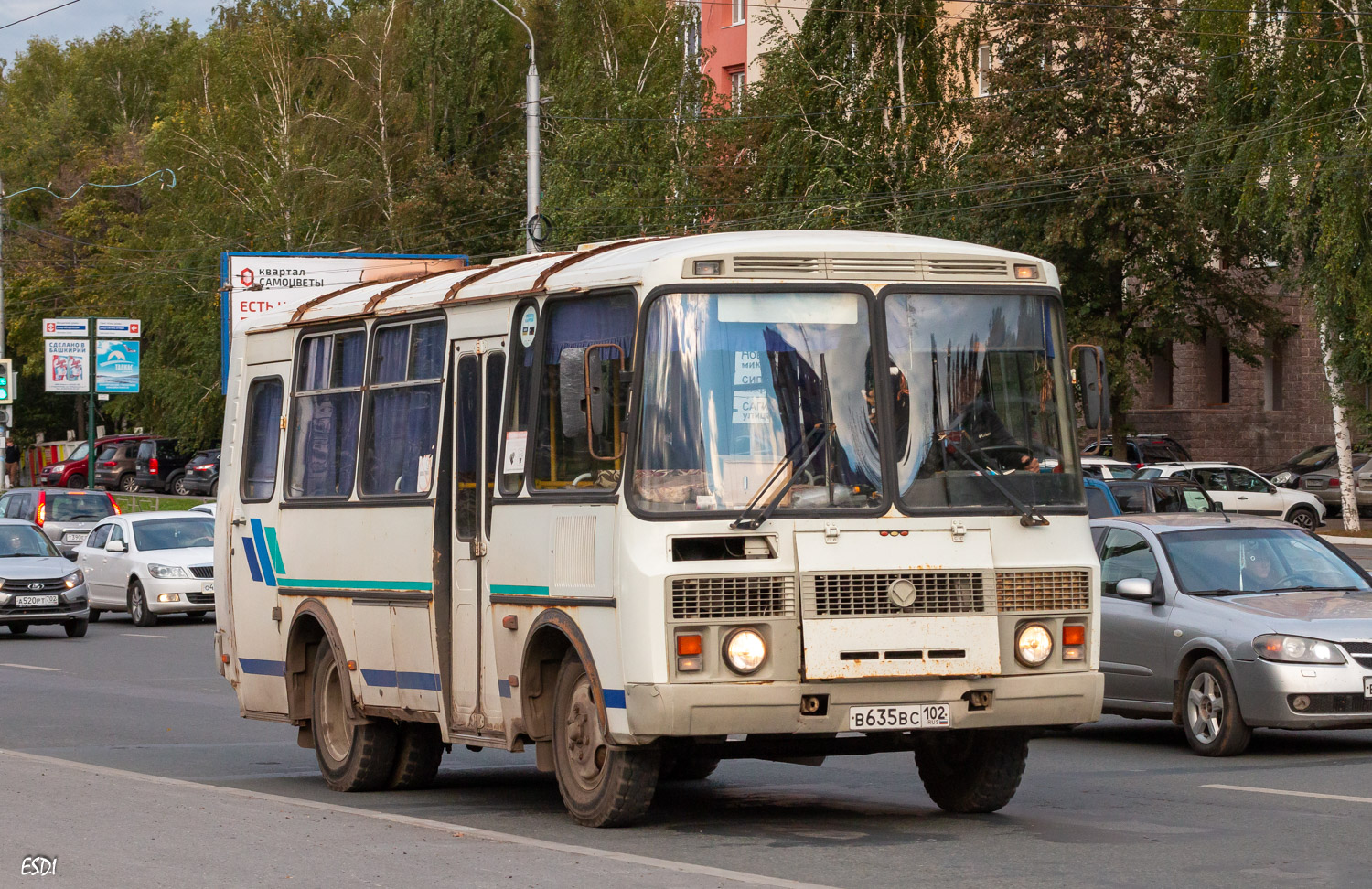 Башкортостан, ПАЗ-32053 № В 635 ВС 102