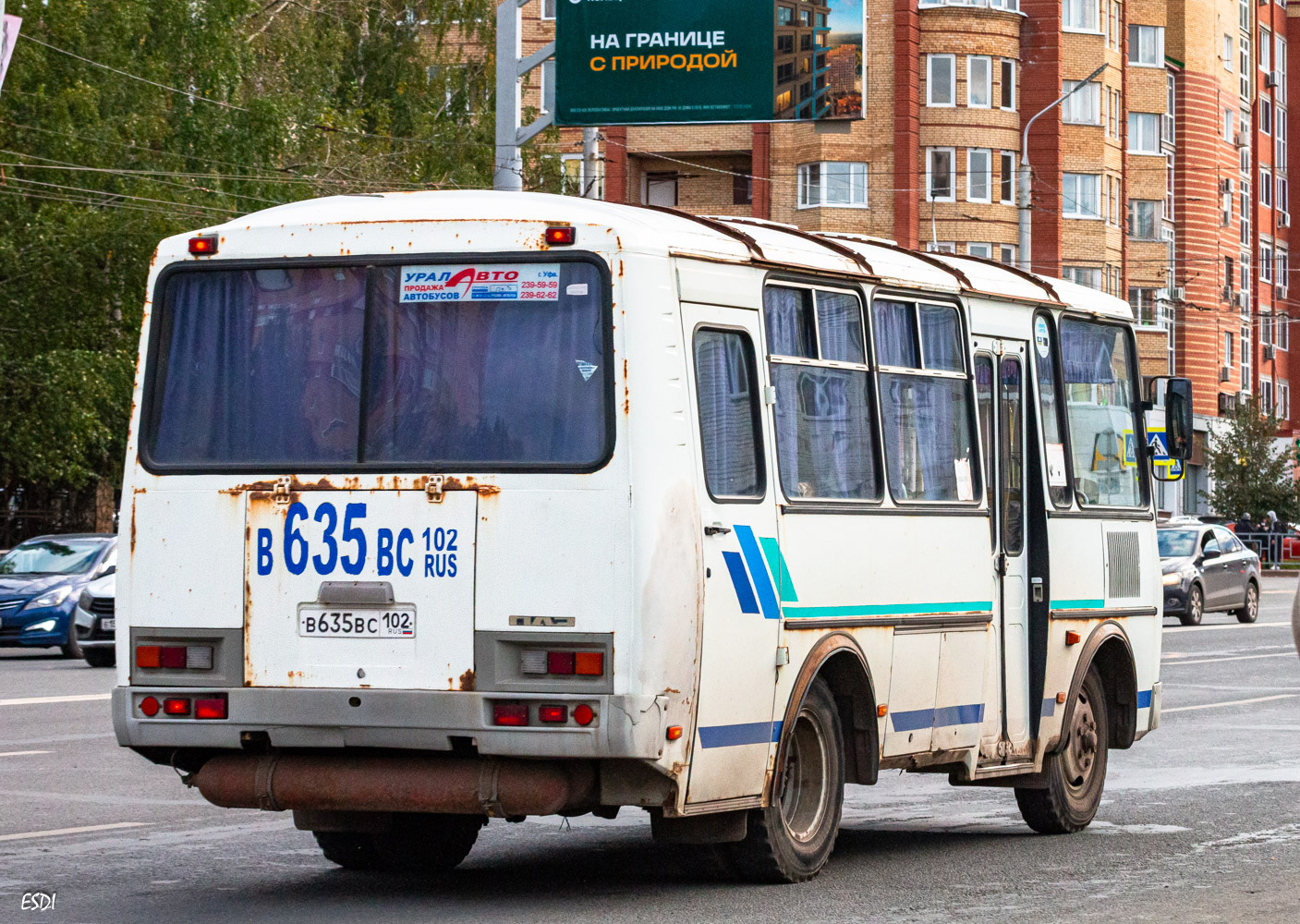 Башкортостан, ПАЗ-32053 № В 635 ВС 102