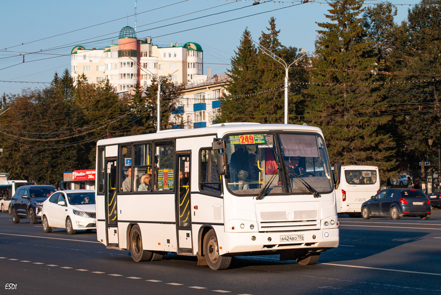 Башкортостан, ПАЗ-320402-05 № А 424 ВО 702