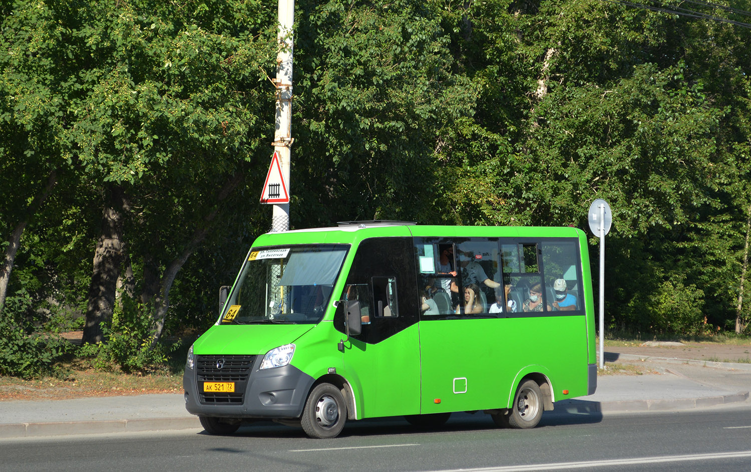 Тюменская область, ГАЗ-A64R45 Next № АК 521 72