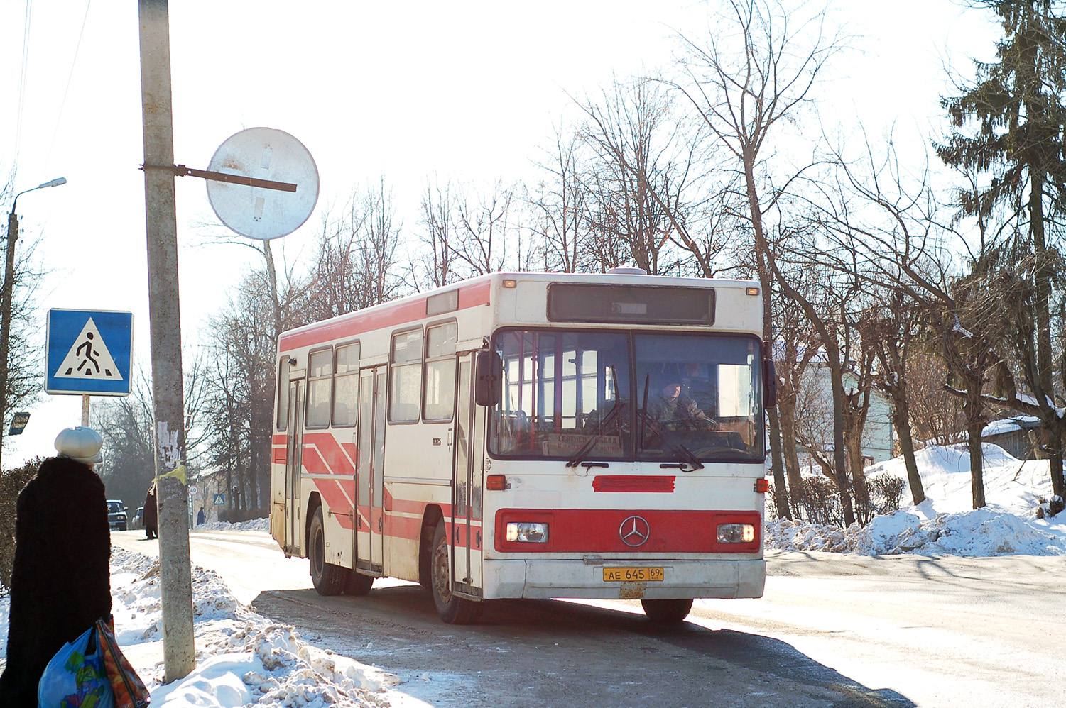 Тверская область, Mercedes-Benz O325 № АЕ 645 69