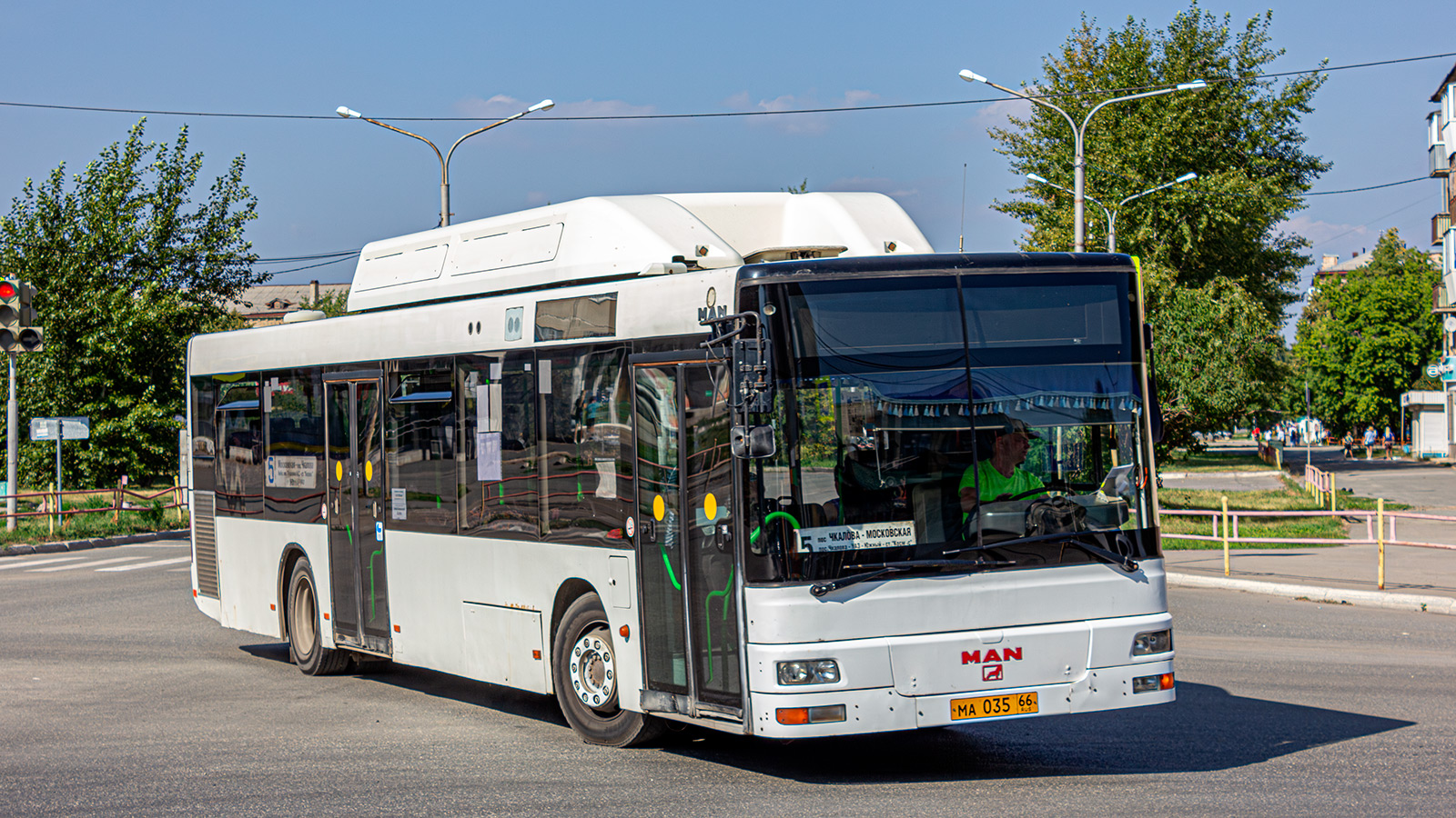 Свердловская область, MAN A21 NL313 CNG № МА 035 66