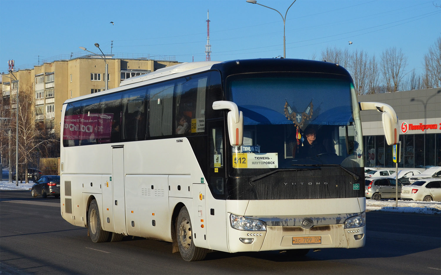 Тюменская область, Yutong ZK6122H9 № АС 709 72