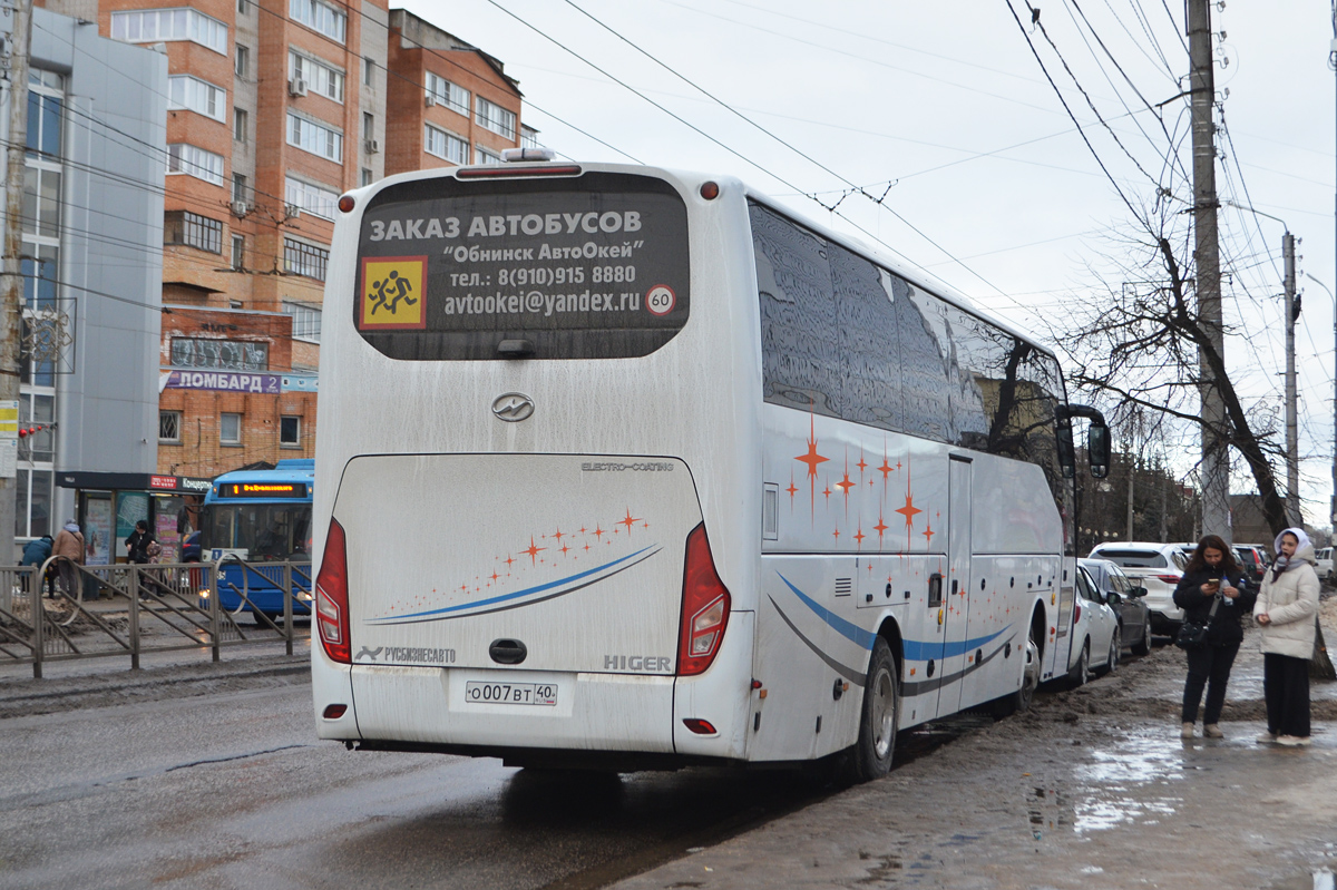 Калужская область, Higer KLQ6128LQ № О 007 ВТ 40