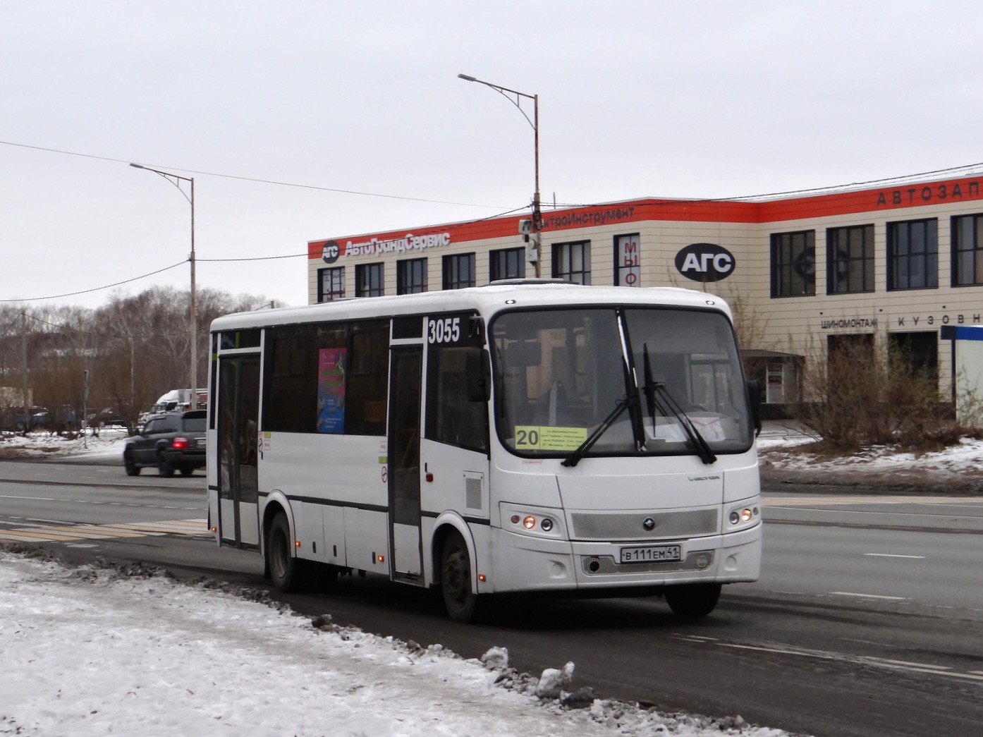 Камчатский край, ПАЗ-320414-04 "Вектор" (1-2) № 3055