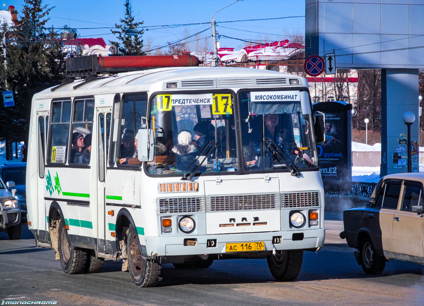 Томская область, ПАЗ-32053 № АС 116 70