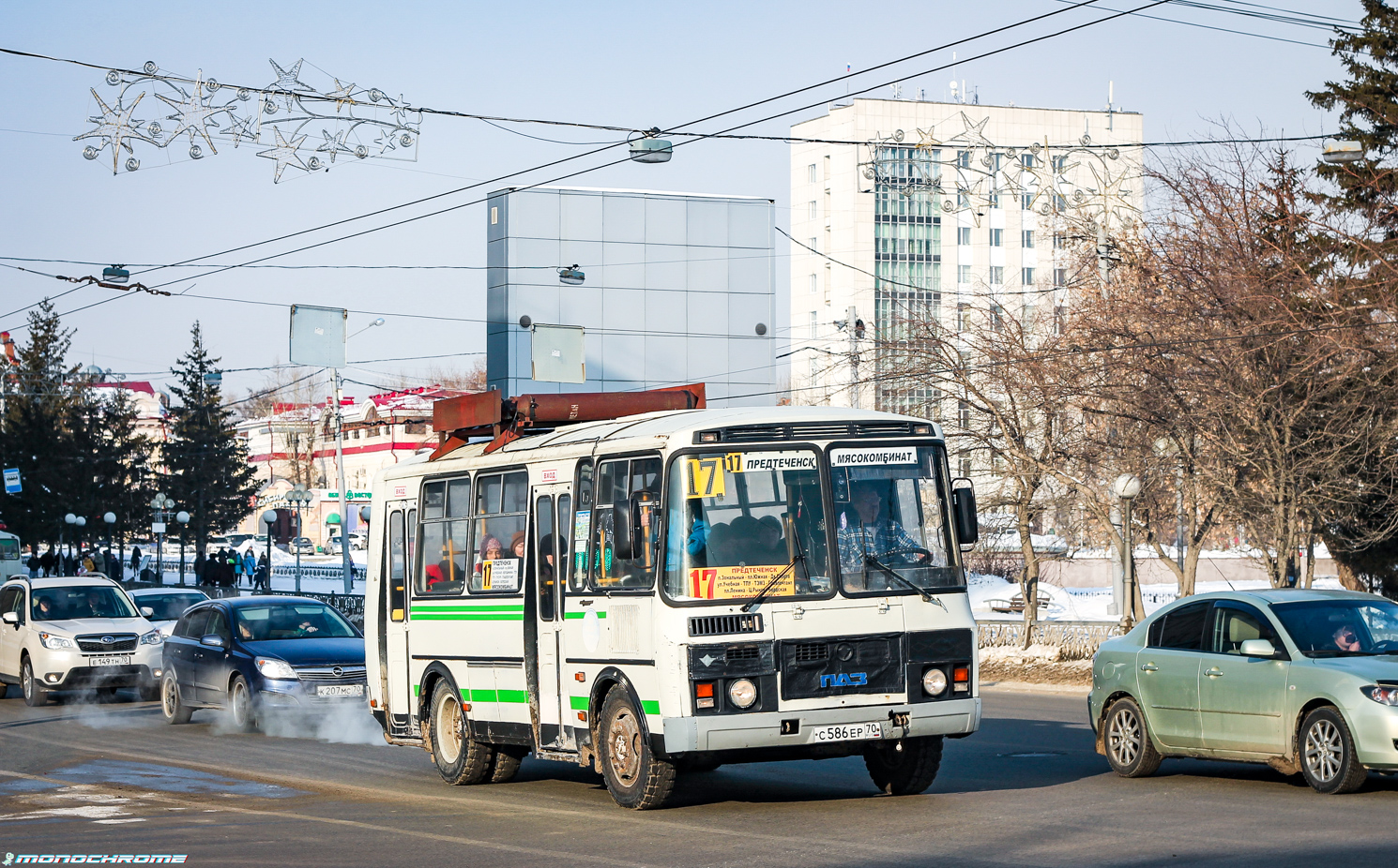 Томская область, ПАЗ-32054 № С 586 ЕР 70