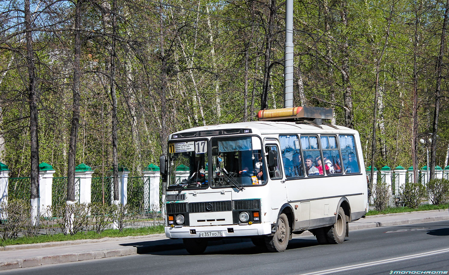 Tomská oblast, PAZ-32051-110 č. Е 357 ХО 70