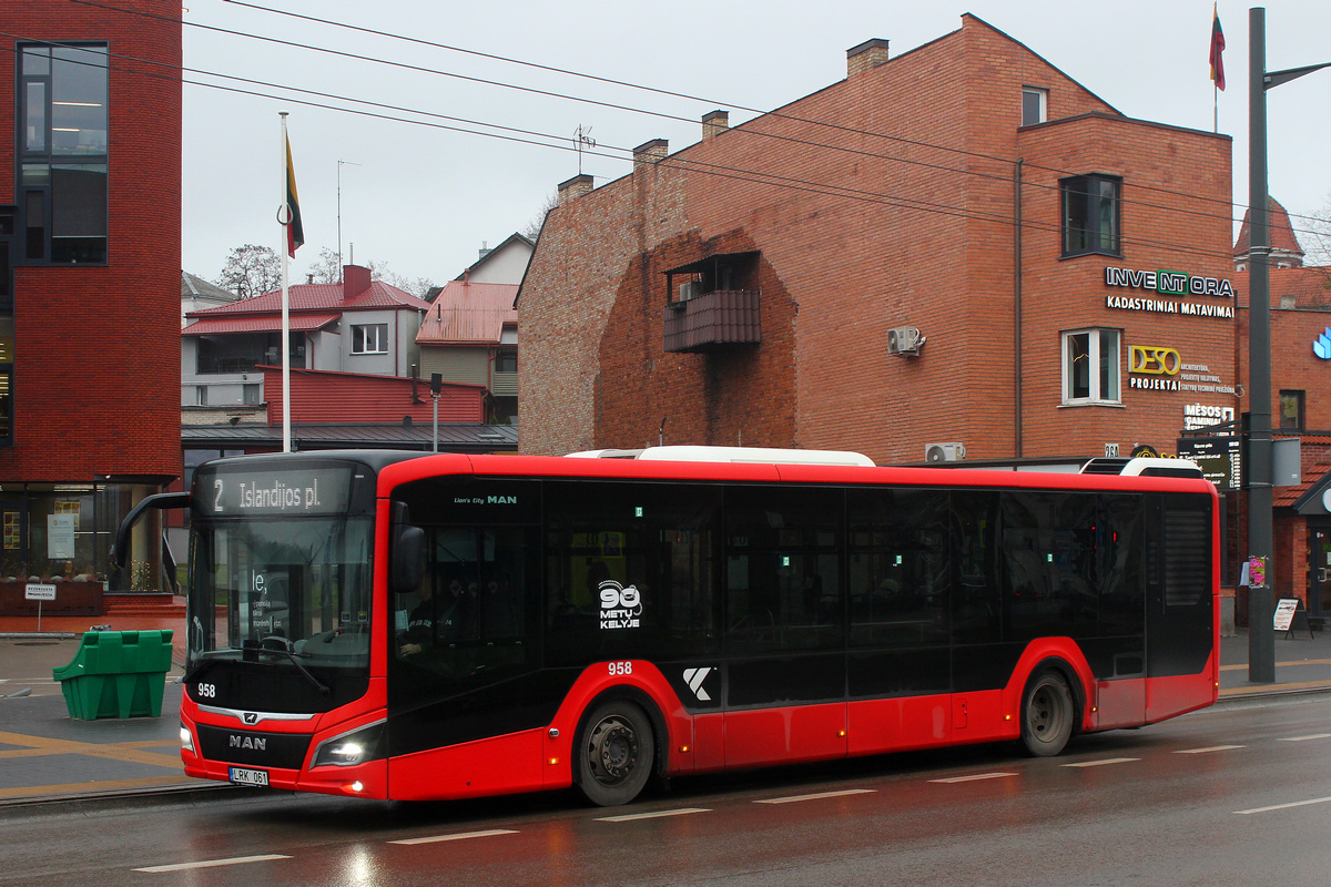 Литва, MAN 12C Lion's City 12 NL330 EfficientHybrid № 958