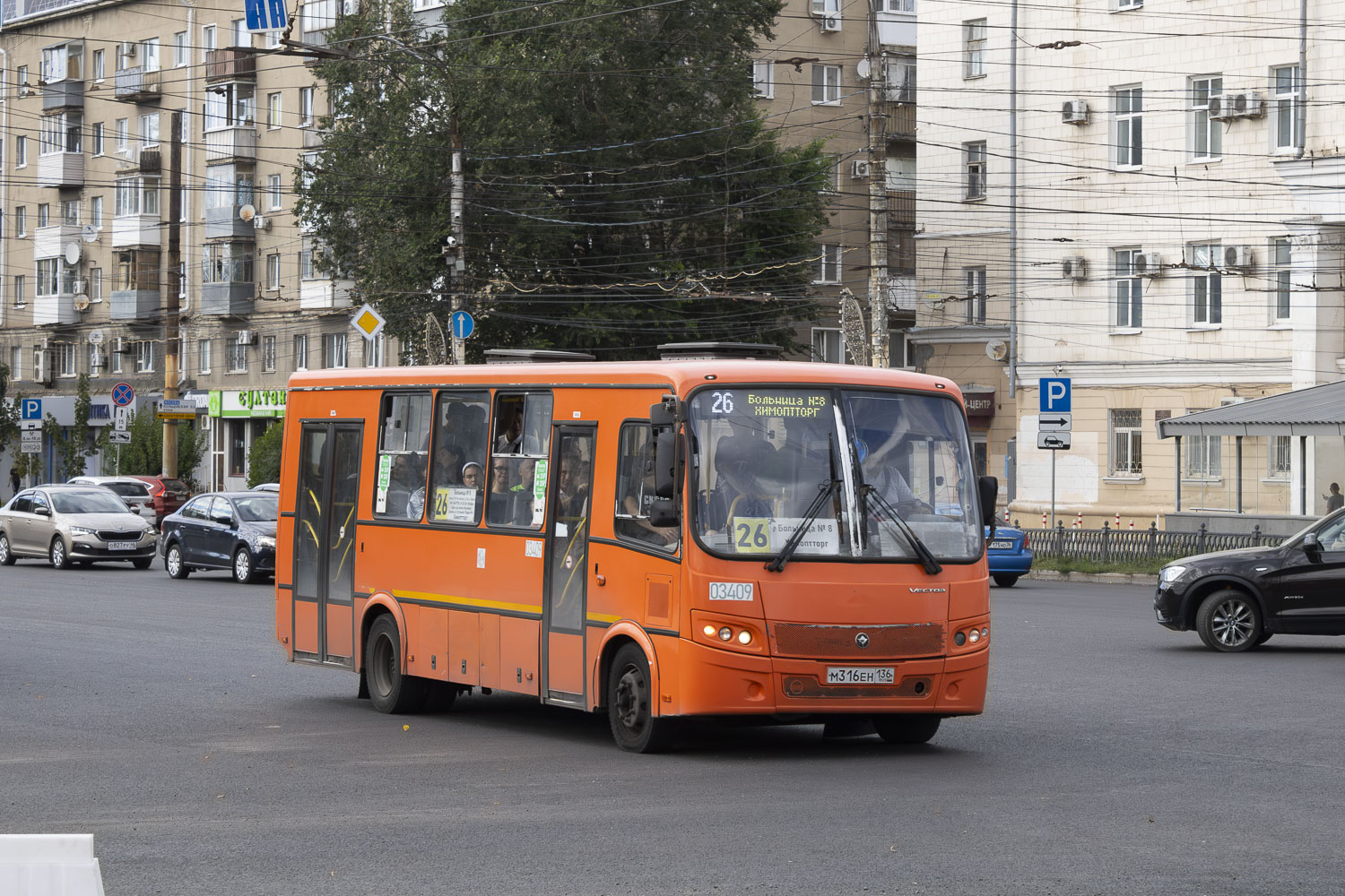 Воронежская область, ПАЗ-320414-05 "Вектор" № 03409